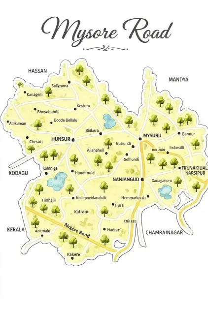 mysore map image
