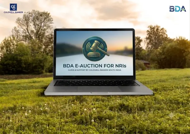 BDA E-Auction for NRIs: Complete Guide with Coldwell Banker South India Support